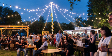 18 avril à Saumur. Ouverture en musique de la saison estivale de la guinguette « Le Quai des Brunes »