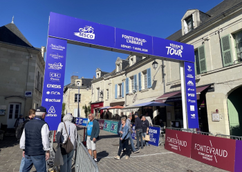 Fontevraud-L&rsquo;Abbaye. En images : Le village en fête à l&rsquo;occasion de la course cycliste du Région Pays de la Loire Tour