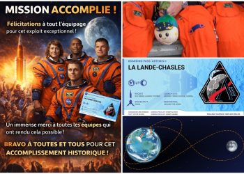 La Lande-Chasles. Insolite : La petite commune aux 116 habitants, a voyagé autour de la Lune avec Artemis II