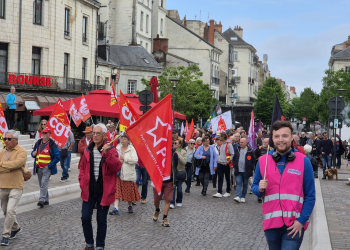 Saumur. Ce 1er mai, 200 personnes ont battu le pavés