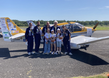 Ces enfants saumurois ont vécu un véritable « rêve de gosse » en s&rsquo;envolant dans les airs