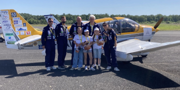 Ces enfants saumurois ont vécu un véritable « rêve de gosse » en s&rsquo;envolant dans les airs