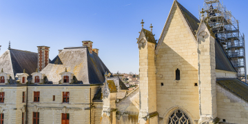 Thouars. Un nichoir à faucon pèlerin installée sur une chapelle au cœur de la ville
