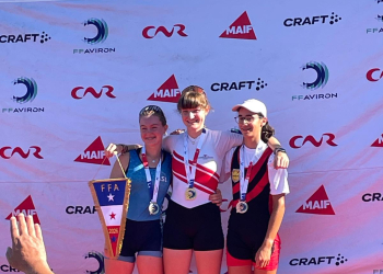 Saumur. Une nouvelle médaille nationale pour la Société Nautique de Saumur Aviron