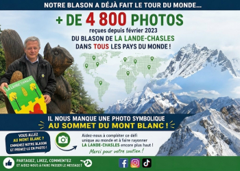 La Lande-Chasles. Le blason qui a le plus voyagé au monde cherche son ultime sommet !