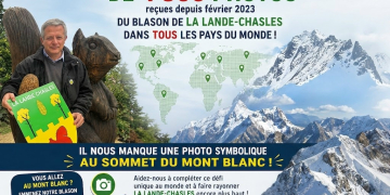 La Lande-Chasles. Le blason qui a le plus voyagé au monde cherche son ultime sommet !