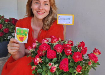 La Carolandaise séduit aux Journées de la Rose de Doué-en-Anjou