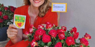 La Carolandaise séduit aux Journées de la Rose de Doué-en-Anjou
