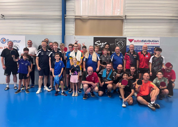 Saumur. Un succès pour le tournoi d&rsquo;été du Saumur Tennis de Table