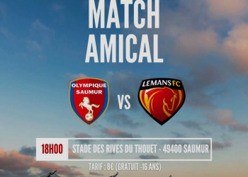 Football. Match amical : Samedi 8 août, Saumur (N1) reçoit Le Mans (L1)