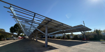 Saumur. Un parking équipé d’ombrières photovoltaïques est en cours de construction sur la ville